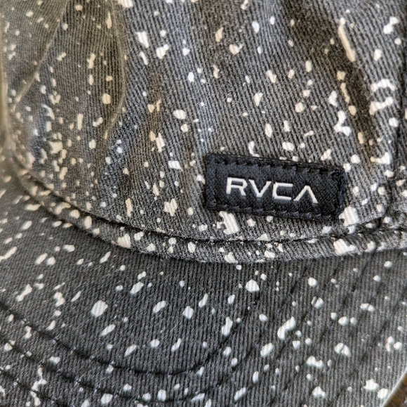 Distressed Look RVCA 100% Cotton Adult One Size Fits All Adjustable Cap - Picture 2 of 14